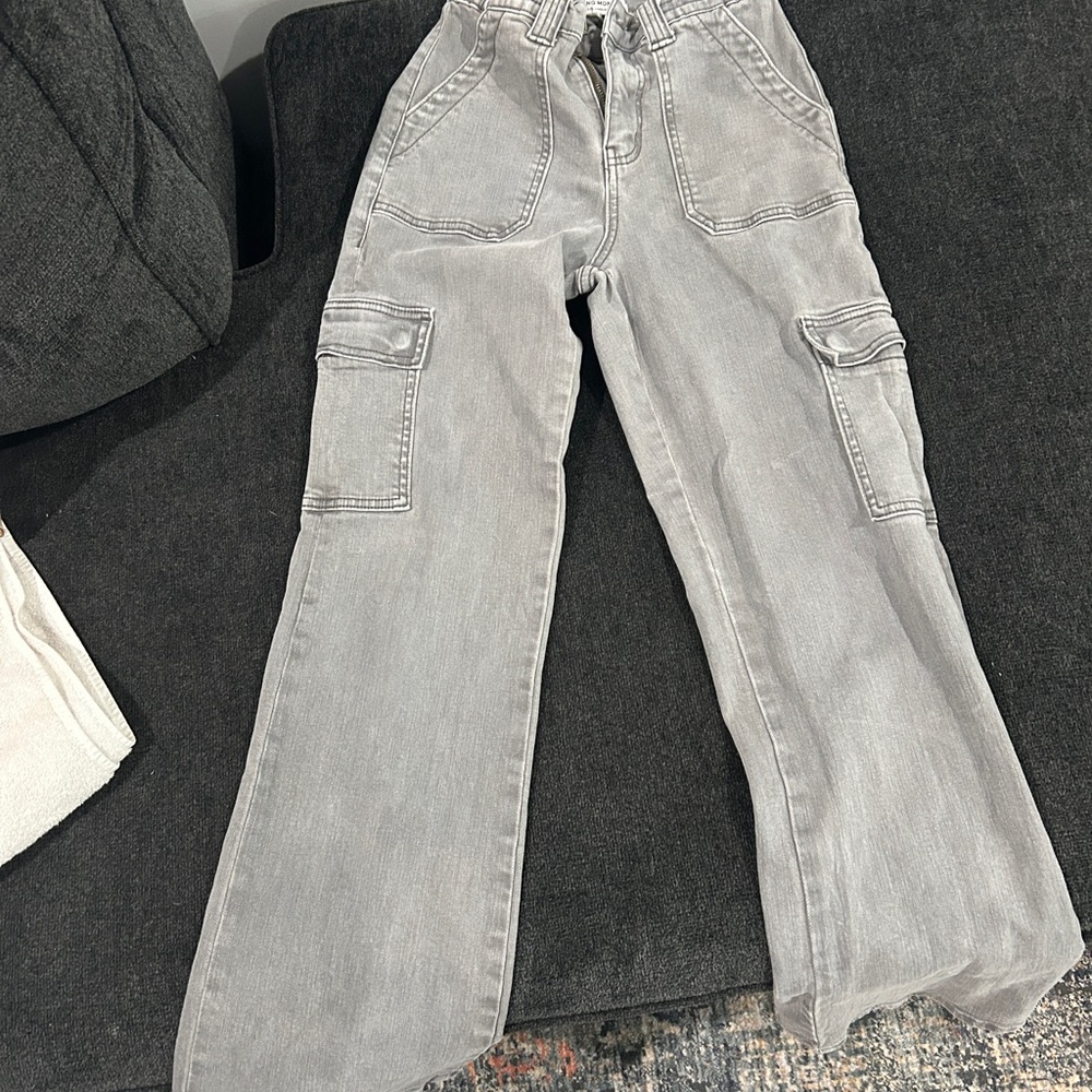 Flying Monkey Silver Cargo Pants